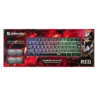 Клавиатура Defender Red GK-116 RU фото 8